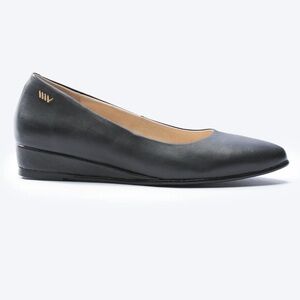 Viscata Roma black leather flat handmade shoes Made in Spain comfort